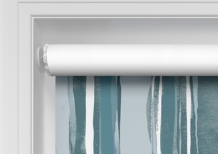 Waterfall Stripe, Agave - Twist&Fit Roller Blind - Image 10